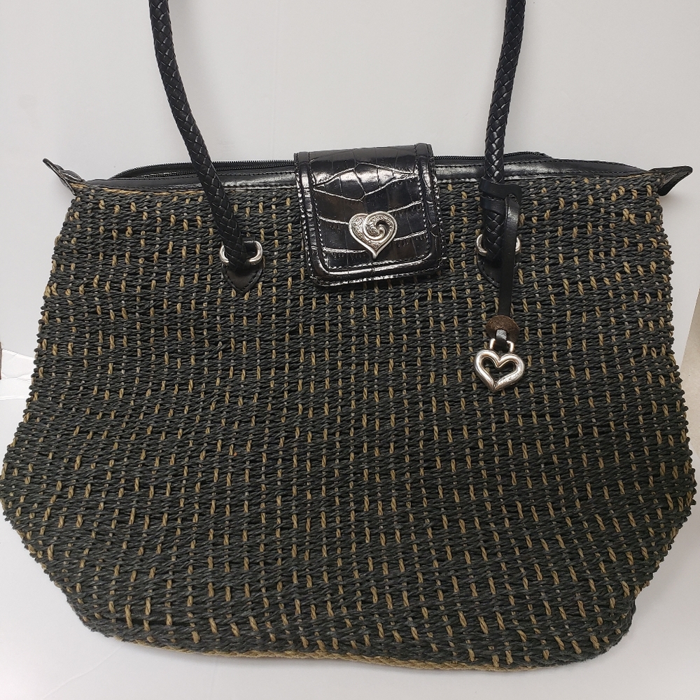 Brighton weaved handbag